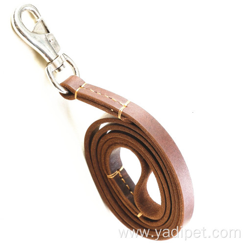 Dog Leash Soft Thin Leather Leash